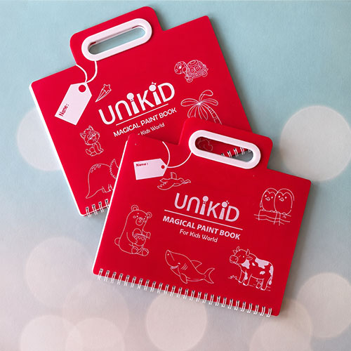 تصاویر دفتر نقاشی رنگ آمیزی جادویی یونی کید UNIKID مدل کیفی دسته دار دفتر نقاشی رنگ آمیزی جادویی یونی کید UNIKID مدل کیفی دسته دار