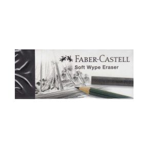 عکس پاک کن مشکی فابرکاستل Faber castell سری سافت سایز کوچک کد 187425 - شماره 5