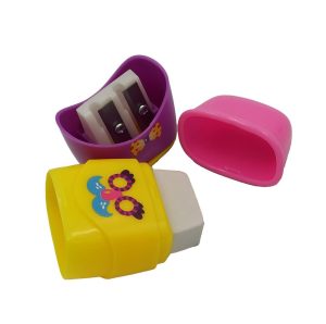 عکس تراش و پاک کن مخزن دار اسکول فنس Schoolfans مدل آدمک سیبیلو کد 92653 - شماره 4