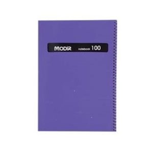 عکس دفتر 100 برگ جلد طلقی مدیر MODIR رنگ بنفش کد 263 - شماره 7