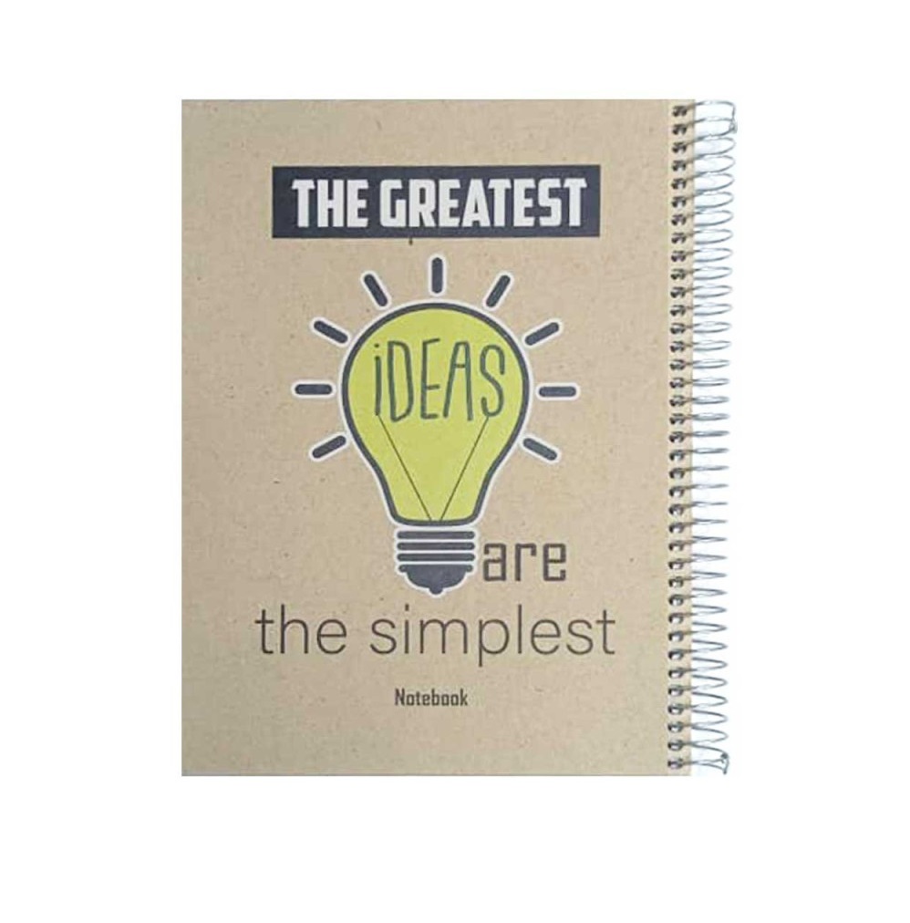 تصاویر دفتر 100 برگ خط دار پاپکو PAPCO مدل جلد سخت طرح کرافت IDEAS کد 6170 دفتر 100 برگ خط دار پاپکو PAPCO مدل جلد سخت طرح کرافت IDEAS کد 6170