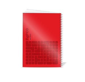 عکس دفتر 80 برگ پاپکو PAPCO مدل سیمی مجلد روکش پلاستیکی کد 7178 - شماره 15