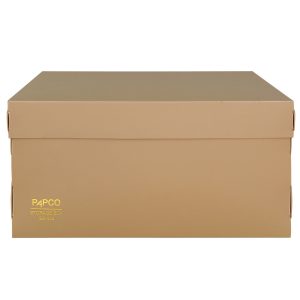 عکس جعبه بایگانی مدارک پاپکو PAPCO مدل کوچک سایز 23 در 23 در 11 رنگ کرم کد 436 - شماره 4