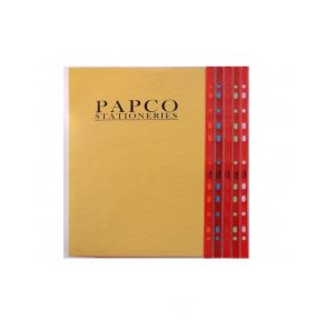 عکس کاور 50 میکرون پاپکو PAPCO سایز A4 بسته 100 عددی لبه قرمز کد کد 11-A4 - شماره 11