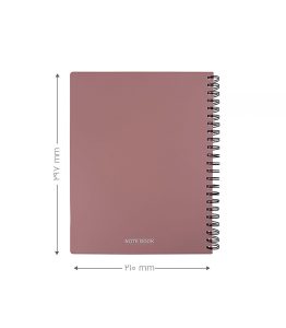 عکس دفتر 200 برگ رحلی دیوایدر دار پاپکو PAPCO مدل سیمی فنری کد 635 - شماره 14