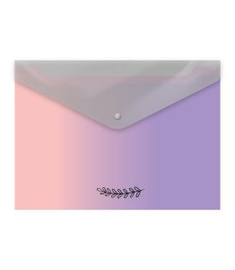 عکس پوشه دکمه دار فانتزی پاپکو PAPCO طرح دار سایز A4 کد 11468 - شماره 12