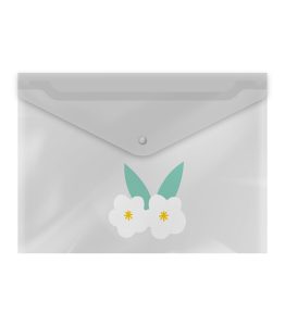 عکس پوشه دکمه دار فانتزی پاپکو PAPCO طرح دار سایز A4 کد 11471 - شماره 13