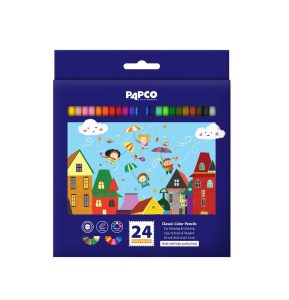 عکس مدادرنگی کلاسیک 24 رنگ پاپکو PAPCO طرح کارتونی کد 2401 - شماره 15