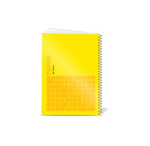 عکس دفتر یادداشت 100 برگ پاپکو PAPCO مدل مجلد روکش پلاستیکی کد 7110 - شماره 7