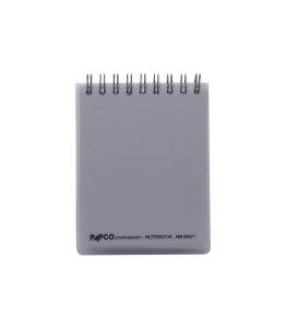عکس دفتر یادداشت 100 برگ پاپکو PAPCO مدل جلد شفاف سیم از بالا سایز 10 در 8 کد 1-600 - شماره 12