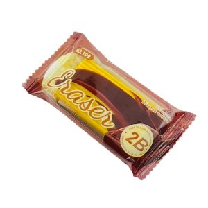 عکس پاک کن فانتزی وارداتی طرح ویفر شکلاتی رنگ کرمی کد 109 - شماره 6