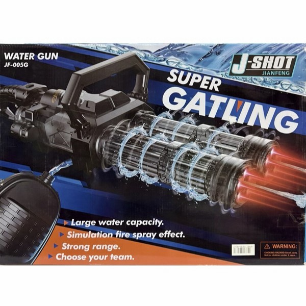 تصاویر تفنگ آبپاش شارژی جی شات J-SHOT مدل Super Gatling JF-005G گتلینگ برقی تفنگ آبپاش شارژی جی شات J-SHOT مدل Super Gatling JF-005G گتلینگ برقی