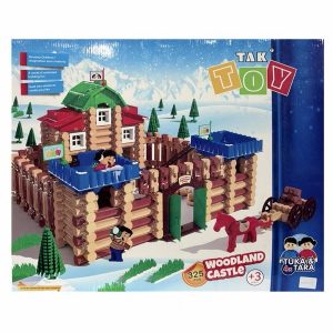 عکس اسباب بازی ساختنی قلعه چوبی تک توی TAK TOY مدل Woodland Castle 325 قطعه - شماره 6