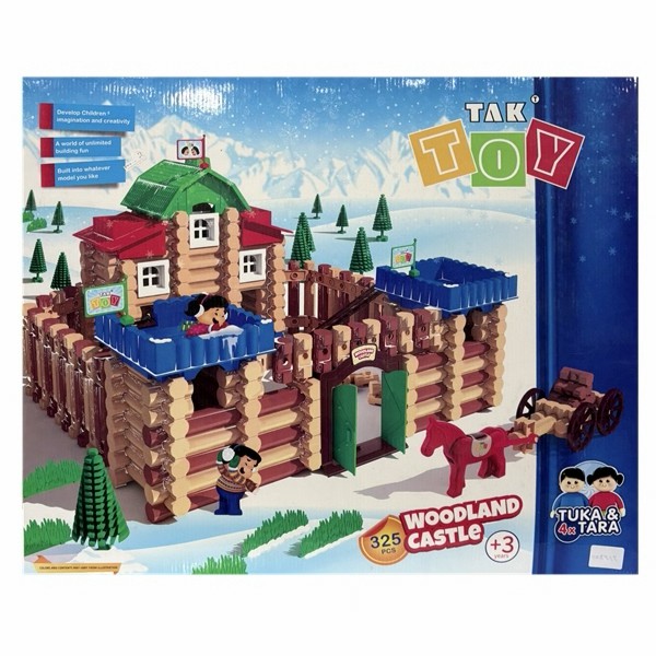 تصاویر اسباب بازی ساختنی قلعه چوبی تک توی TAK TOY مدل Woodland Castle 325 قطعه اسباب بازی ساختنی قلعه چوبی تک توی TAK TOY مدل Woodland Castle 325 قطعه
