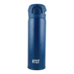عکس تراول ماگ اورجینال آتست ATST مدل کلاسیک رنگ سرمه ای حجم 500 میلی لیتر کد 634 - شماره 1