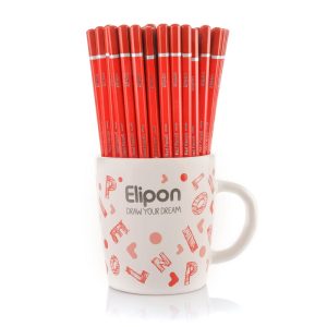 عکس مداد قرمز الیپون Elipon مدل کلاسیک PR6 کد 8110209 - شماره 10