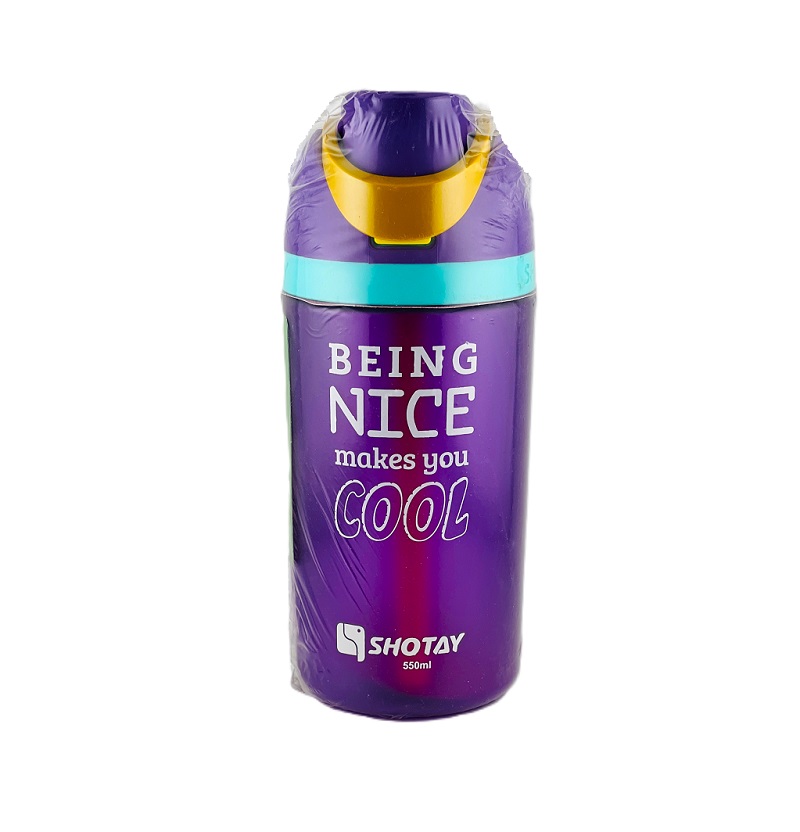تصاویر قمقمه شوتای SHOTAY مدل اسپرت فانتزی طرح COOL NICE رنگ سبز بنفش کد 6599 قمقمه شوتای SHOTAY مدل اسپرت فانتزی طرح COOL NICE رنگ سبز بنفش کد 6599